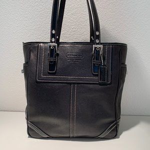 Coach Black Leather Handbag